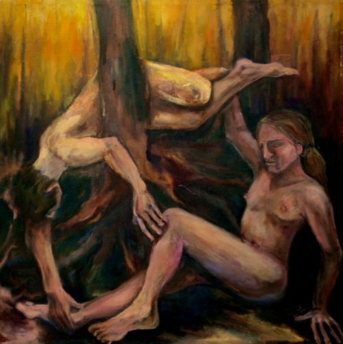 Love in the Time of the Swamp by Sarah Nelson | Oil on Canvas Love in the Time of the Swamp
